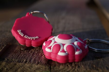 Zeeuwse Knop Sleutelhanger Roze