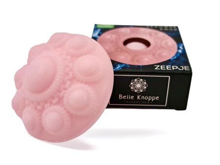 Zeeuwse knop zeepje roze